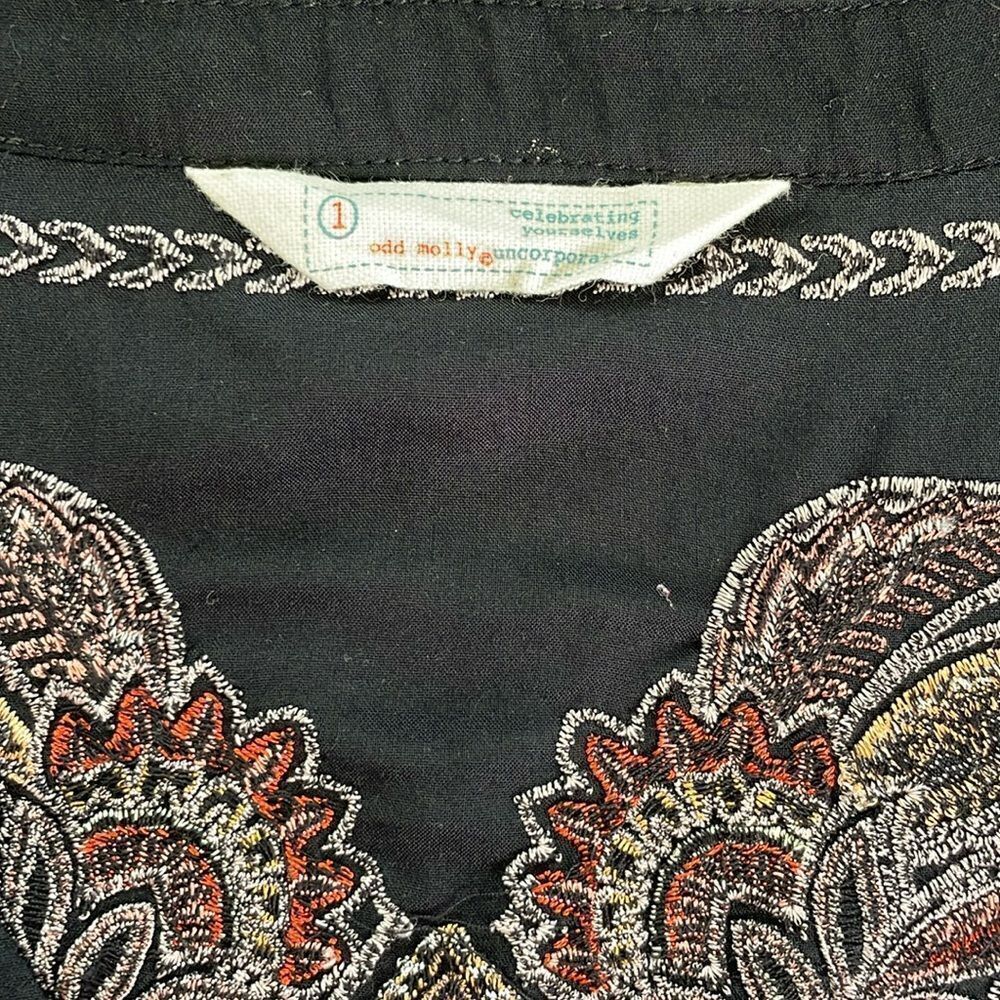 Rare & Beautiful Odd Molly Blouse EUC Anthropologie - Picture 5 of 9